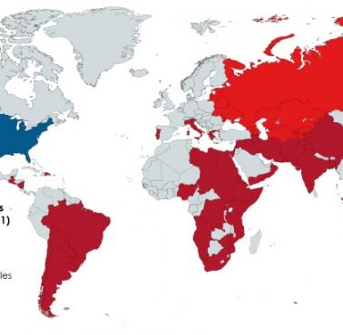 Kraje z bitwami proxy podczas zimnej wojny (1945-1991)