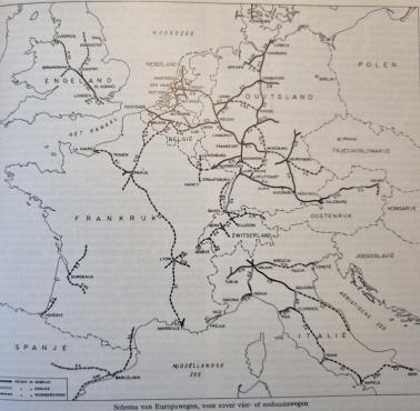 Europejski system głównych dróg E - 1960 r.