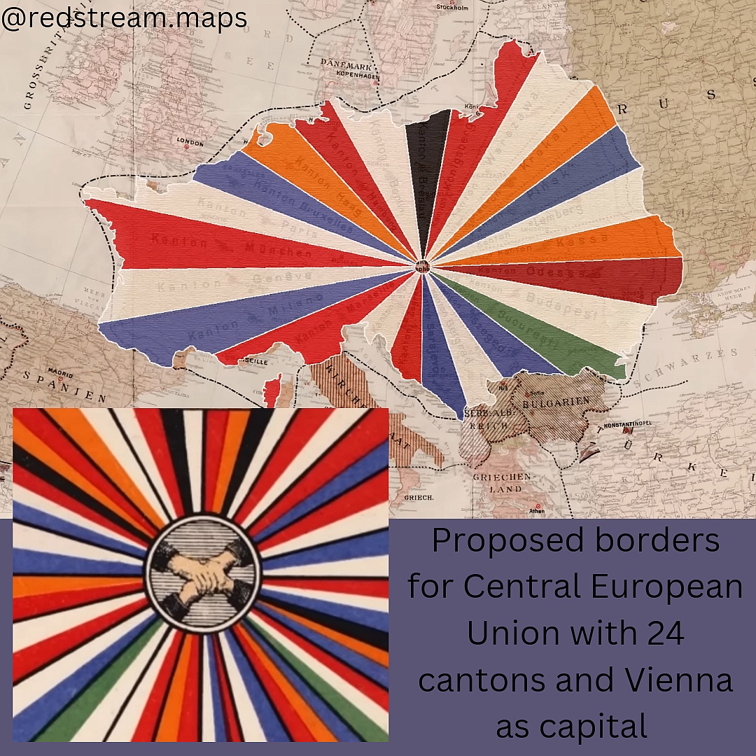 Propozycja stworzenia Unii Środkowoeuropejskiej ze stolicą w Wiedniu z 1920