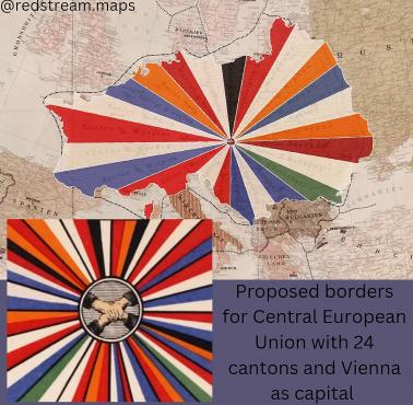Propozycja stworzenia Unii Środkowoeuropejskiej ze stolicą w Wiedniu z 1920