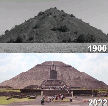 65 metrowa Piramida Słońca – jedna z największych i najstarszych piramid w Mezoameryce