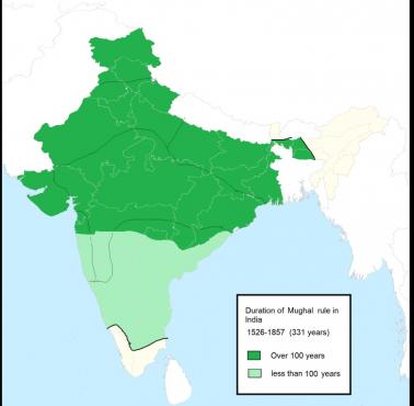 Panowanie imperium Mogołów w Indiach 1526-1857