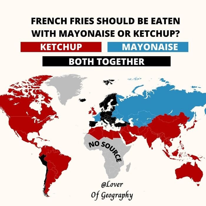 Z czym frytki z majonezem czy ketchupem?