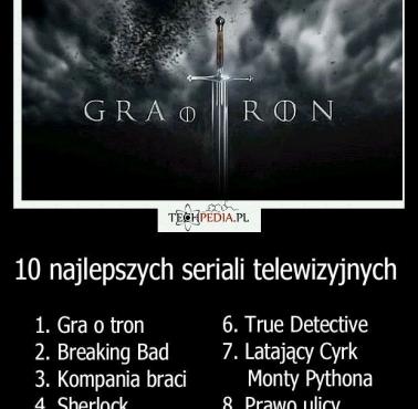 10 najlepszych seriali telewizyjnych