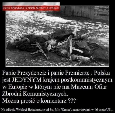 Polska jest JEDYNYM krajem post komunistycznym w Europie w którym nie ma Muzeum Ofiar Zbrodni Komunistycznych