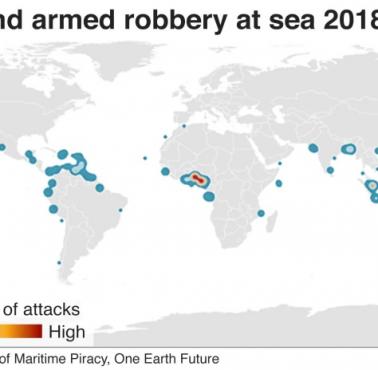 Piractwo i zbrojne napady na morzu 2018 r.