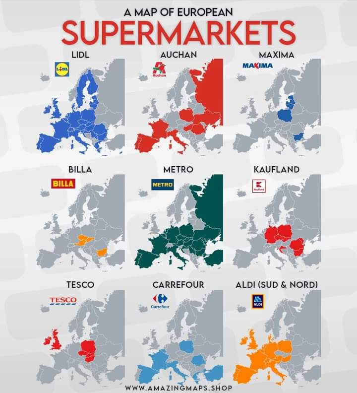 Geopolityka: Kto spija marże w Europie, czyli największe sieci handlowe