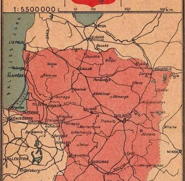 Granice Litwy (Wielkiej Litwy) z lat 1918-1920