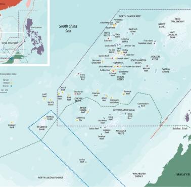 Roszczenia terytorialne wobec wysp Spratly na Morzu Południowochińskim
