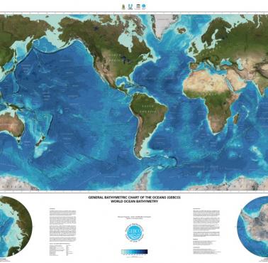 Ogólna mapa batymetryczna oceanów (www.gebco.net)