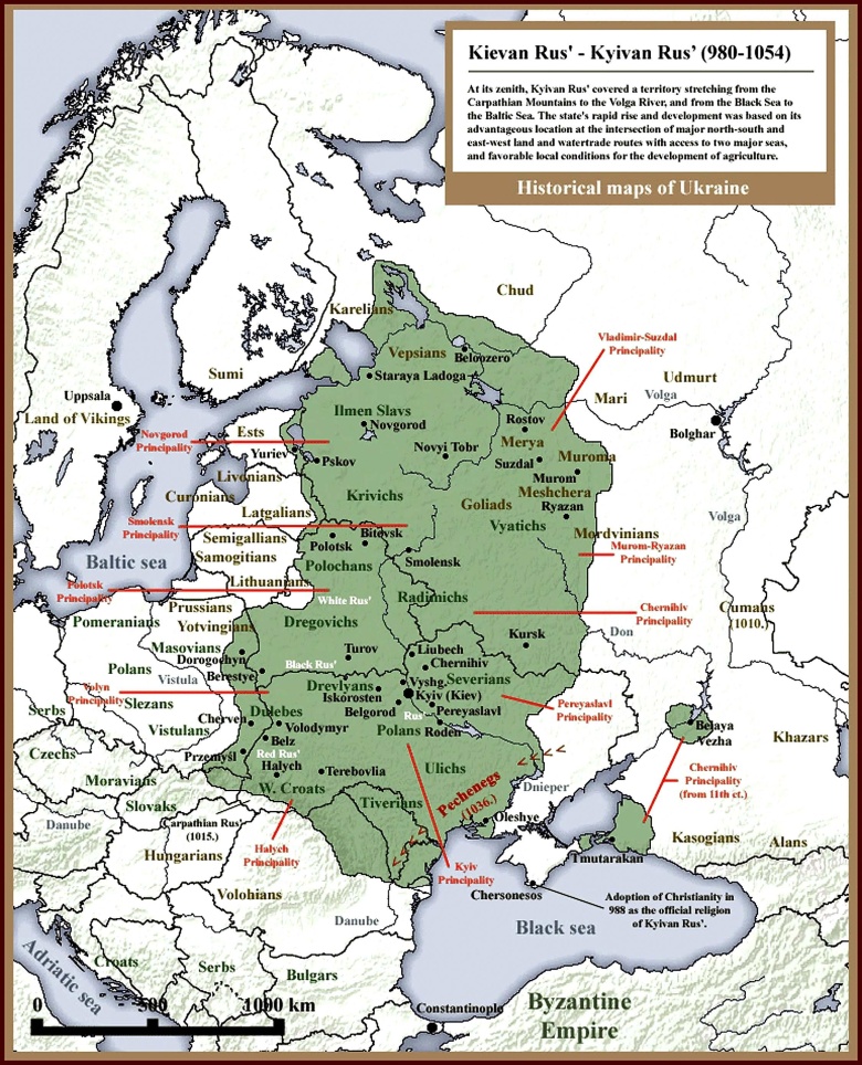 Ruś Kijowska w XIII wieku (980-1054)