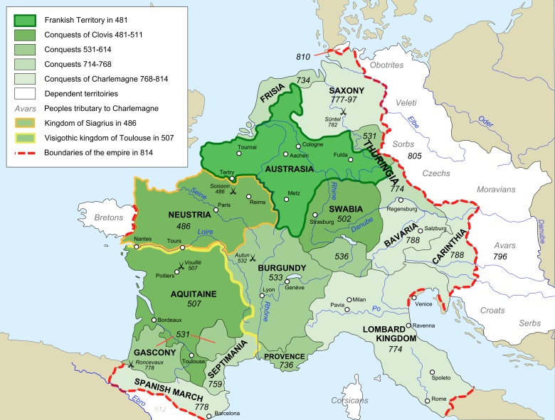 Ekspansja państwa Franków w latach 481-814