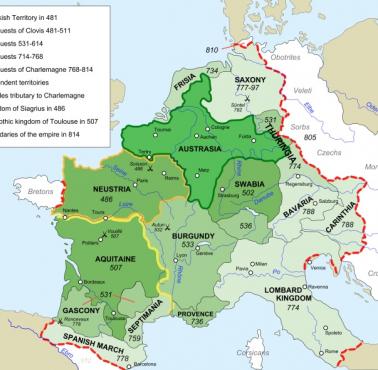 Ekspansja państwa Franków w latach 481-814