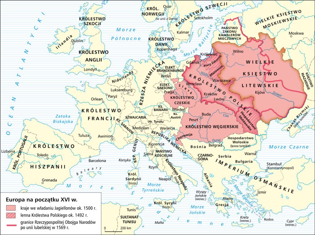 Europa Jagiellonów na początku XVI wieku