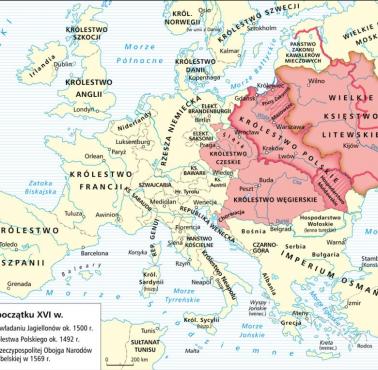Europa Jagiellonów na początku XVI wieku