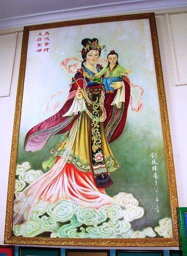 Jezus i Maria w chińskim malarstwie religijnym, Makau, St. Francis' Church