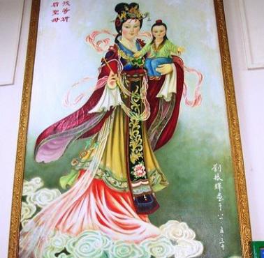 Jezus i Maria w chińskim malarstwie religijnym, Makau, St. Francis' Church
