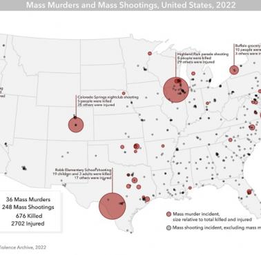 Masowe morderstwa i strzelaniny w USA, 2022 r.