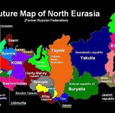 Możliwy potencjalny podział Rosji na wiele niezależnych państw, Instytut Roberta Lansinga