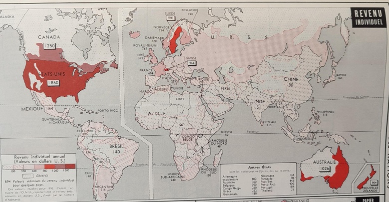PKB na mieszkańca (per capita) ok. 1959 r.
