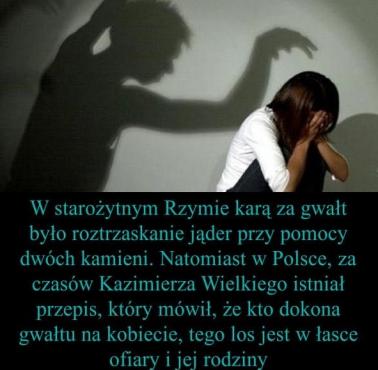 Rzym i polskie średniowiecze, jak radzono sobie z gwałcicielami?