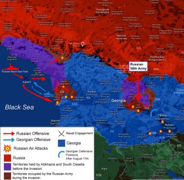 Rosyjski atak na Gruzję w 2008 roku