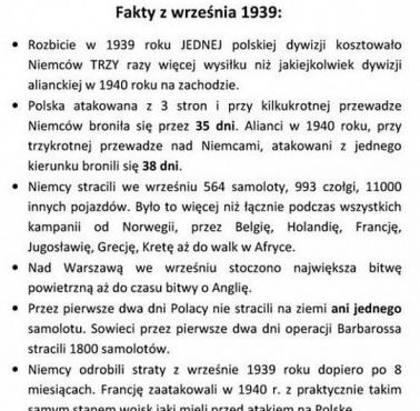 Kilka faktów z września 1939