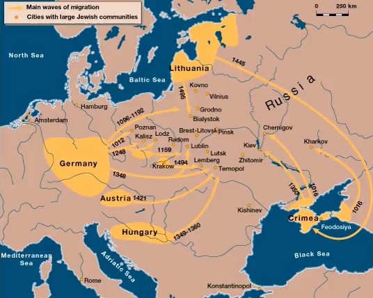 Wydalenie Żydów w Europie do Polski