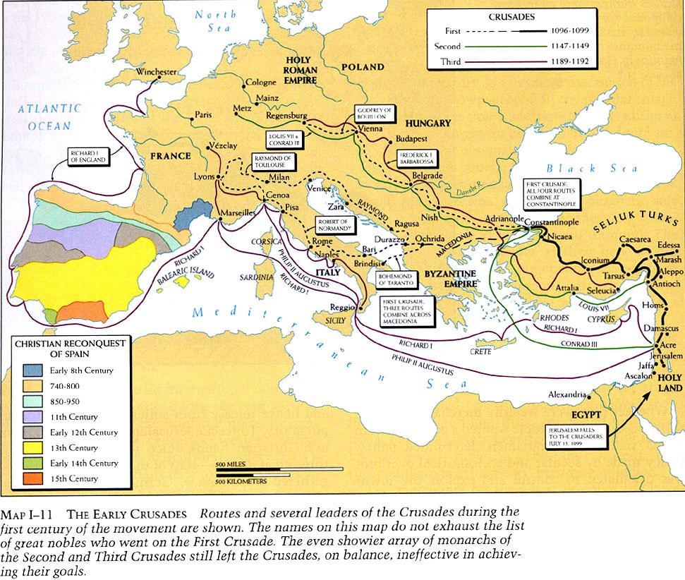 Wyprawy krzyżowe w lata 1096-1192