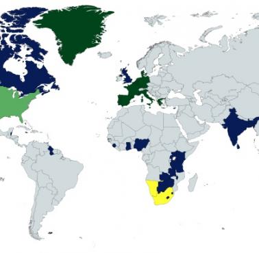 Kraje, które wprowadziły sankcje wobec RPA w okresie apartheidu