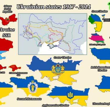Zmiany terytorialne Ukrainy w latach 1917-2014