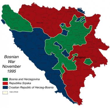 Układ Dayton: Bośnia przed pokojem, 1995