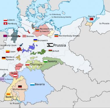 Państwa niemieckie w Republice Weimarskiej, 1918-1933