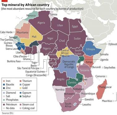 Zasoby surowcowe Afryki