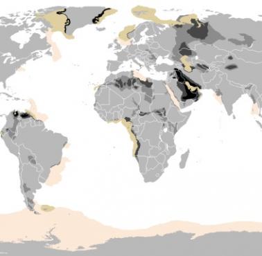Światowa mapa ropy i gazu