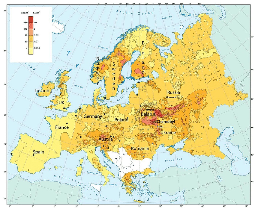 Skażenie wywołane katastrofą w Czarnobylu