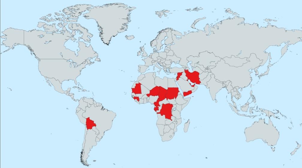 18 krajów, w których kobiety potrzebują zgody męża na pracę, 2015