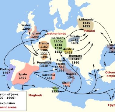 Wydalenie Żydów w Europie 1100-1600
