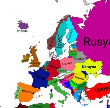 Nazwy europejskich państw w języku tureckim