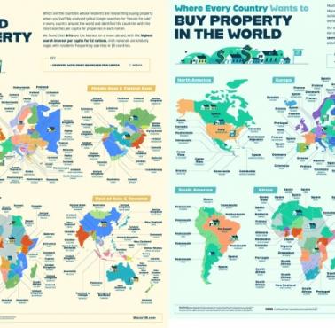 Gdzie mieszkańcy poszczególnych państw świata chcieliby posiadać nieruchomość