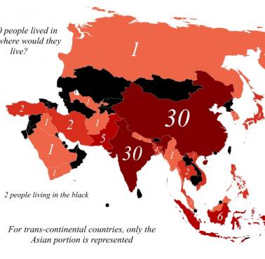 Gdyby 100 osób mieszkało w Azji