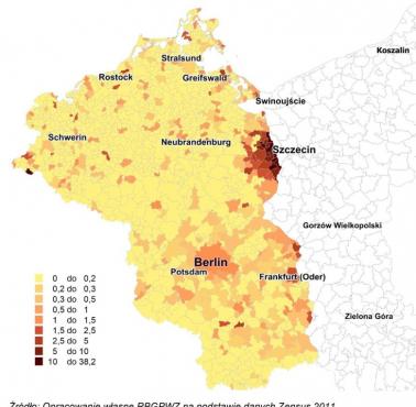 Polacy w Brandenburgii i Meklemburgii-Pomorzu Przednim w 2011 r.