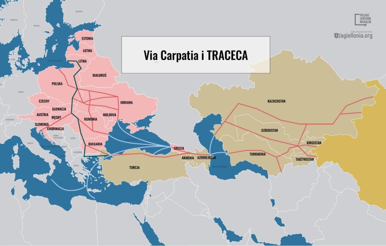Geopolityka: Międzynarodowa sieć transportowa TRACECA i Via Carpatia