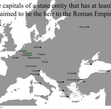 Państwa, które uważają się za spadkobierców Rzymu