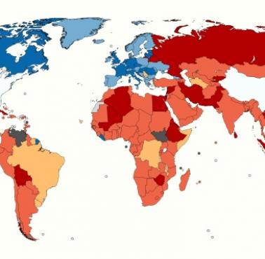 Wyniki głosowania państw członkowskich w porównaniu z USA i Chinami podczas 77. sesji Zgromadzenia Ogólnego ONZ