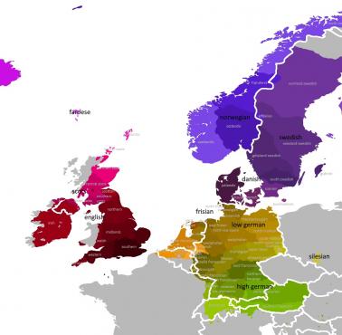 Języki i dialekty germańskie w Europie