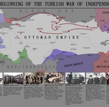 Początek tureckiej wojny o niepodległość. 19 maja 1919 r.