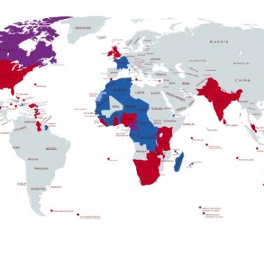 Status języka francuskiego i angielskiego na świecie