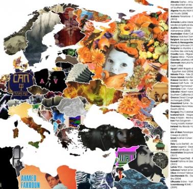 Najwyżej oceniany album w każdym europejskim (i okolicach) kraju, według RYM