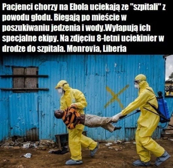 Ebola w Afryce.